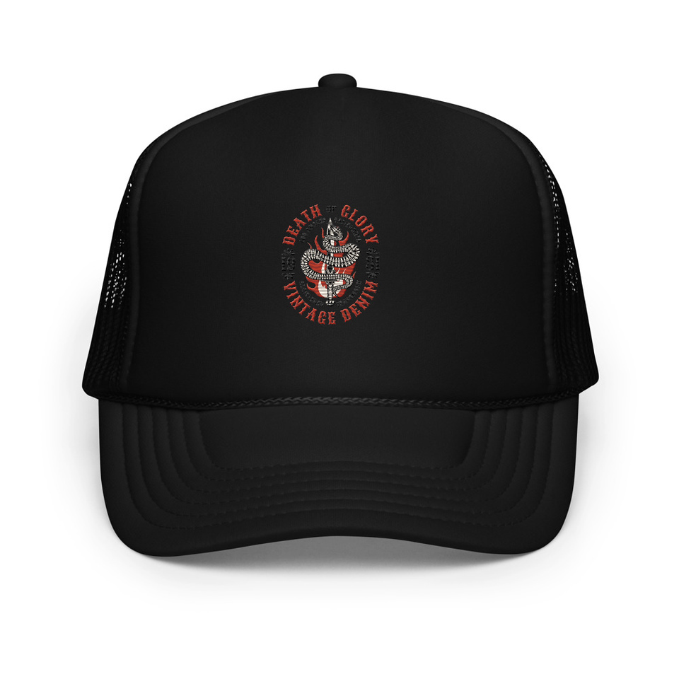 Death or Glory - Sword Snake Foam Trucker Hat
