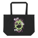 'Enjoy Your Trip' Punk Skull Large Eco Tote