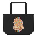 60s flower power Large Eco Tote