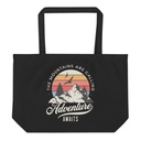 Adventure Await - Wilderness Camping Large Eco Tote