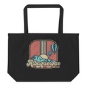 Albuquerque - Retro Hot Air Baloon Large Eco Tote