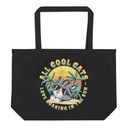 All Cool Cats - Sunset Beach Large Eco Tote