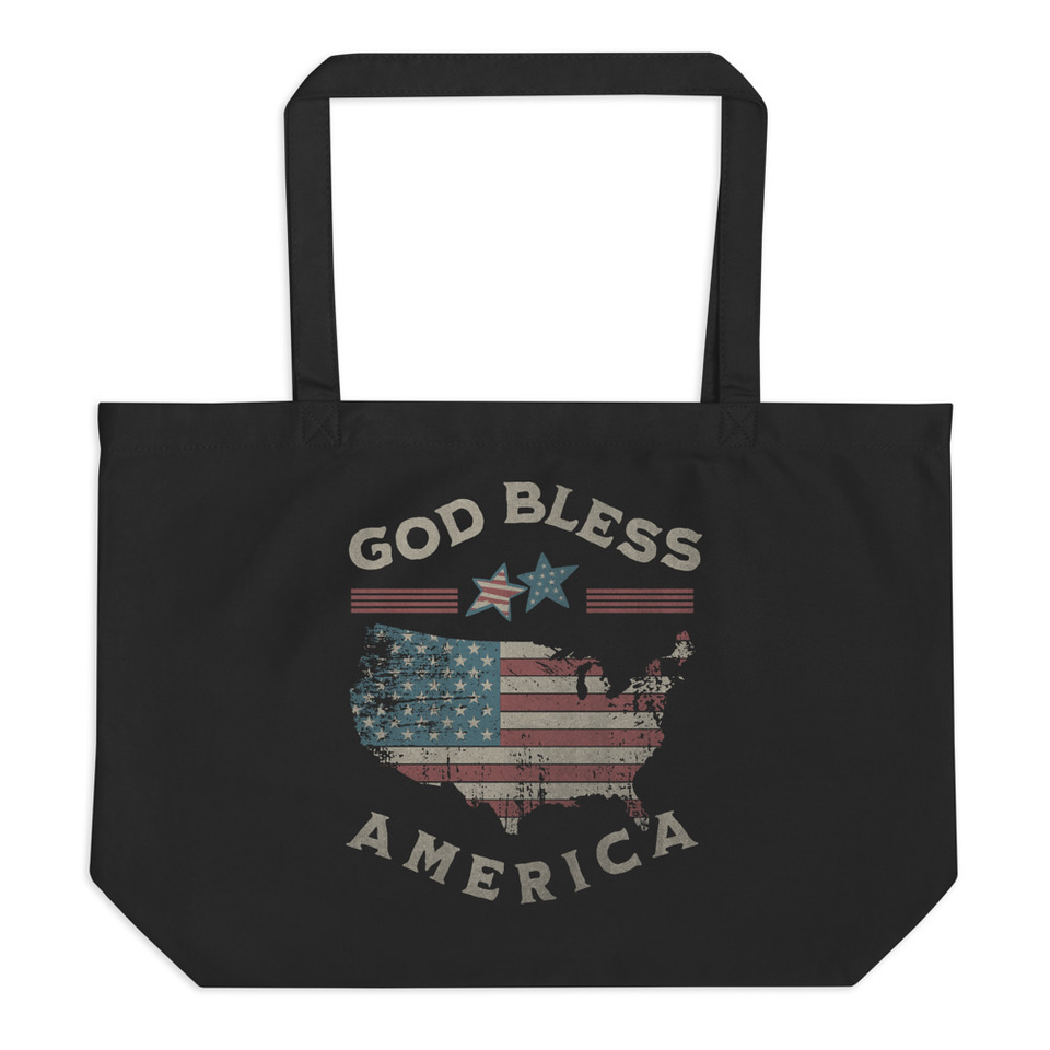 America - Land Of The Free Large Eco Tote