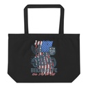 American Biker for Life Large Eco Tote