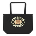 American Football - Athletic Sports Large Eco Tote