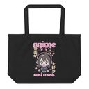 Anime and Music Large Eco Tote