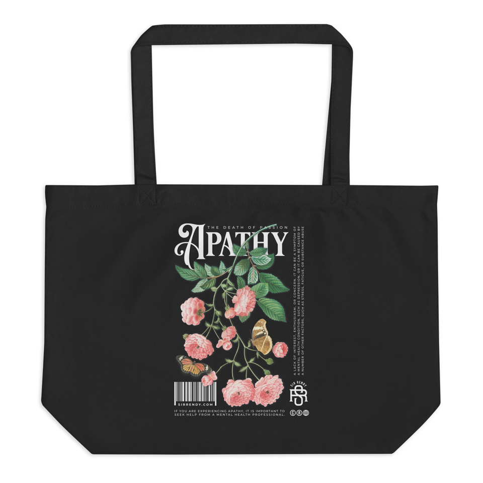 Apathy Large Eco Tote