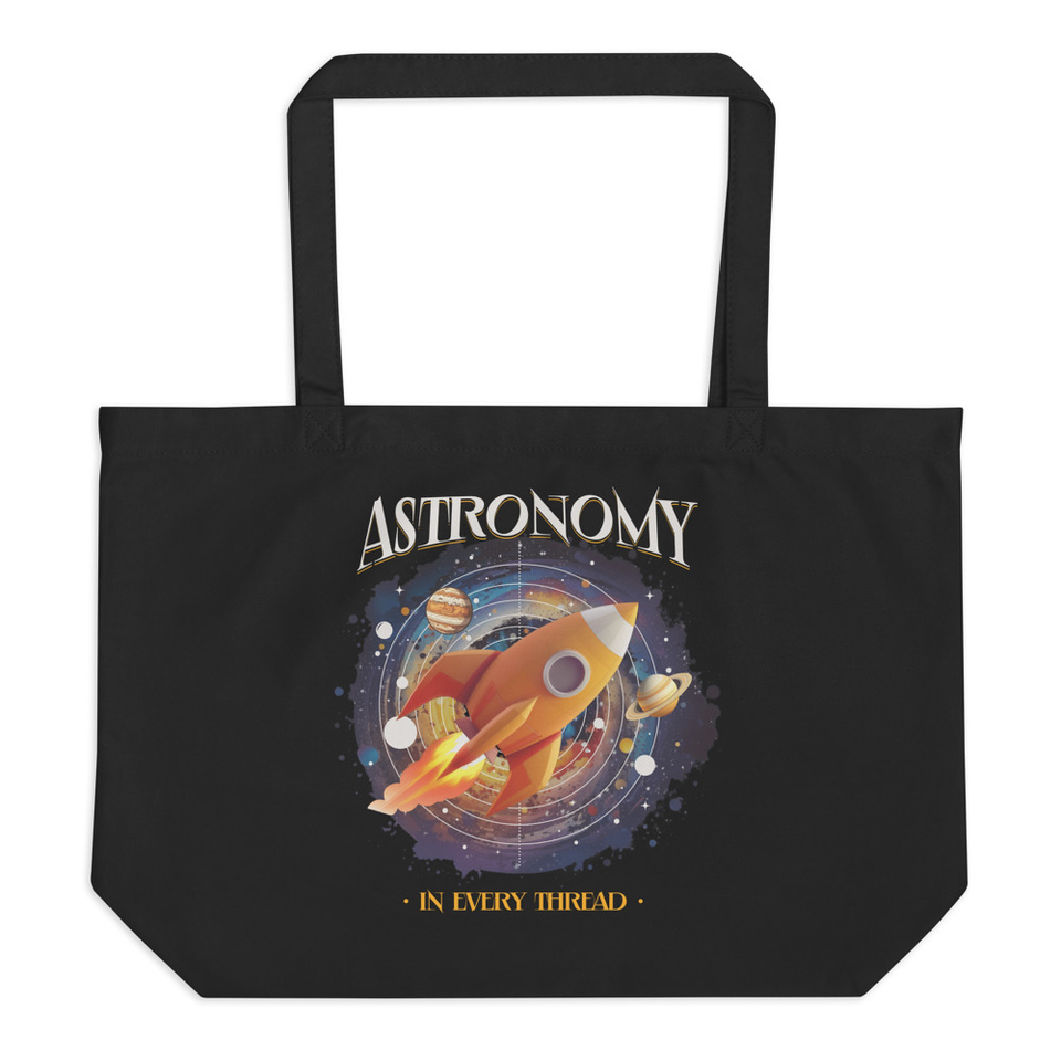 Astronomy in Every Thread Large Eco Tote
