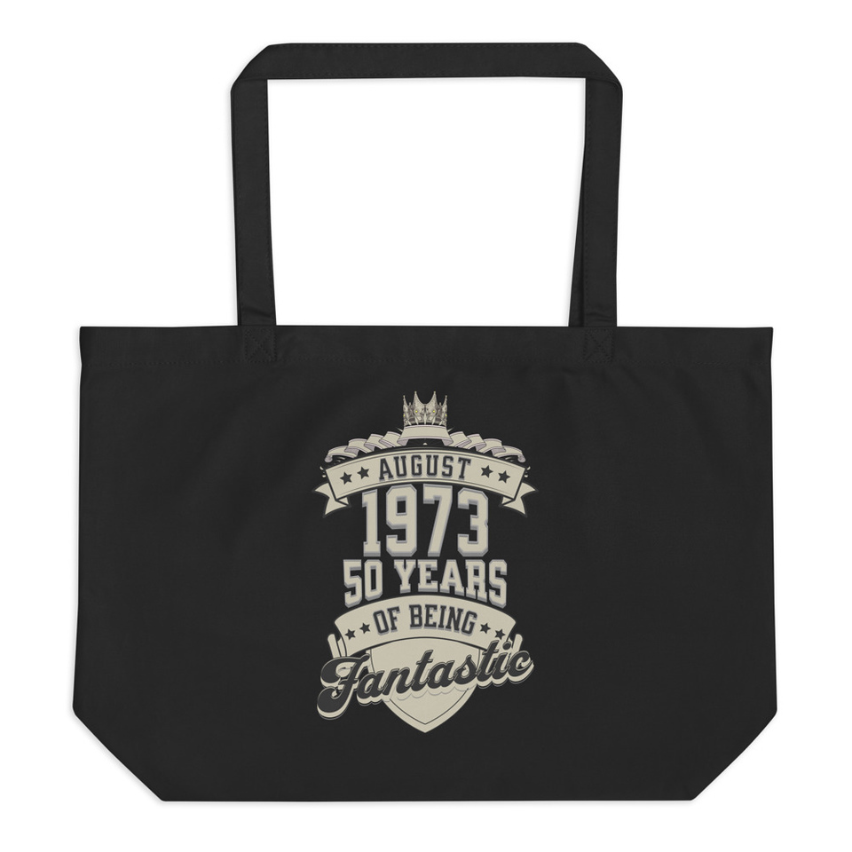 August 1973 - 50 Years Of Being Fantastic Large Eco Tote