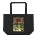 Autumn is my Favorite Color - Lettering Large Eco Tote