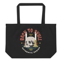 Back to Skull - Authenthic Design  Large Eco Tote