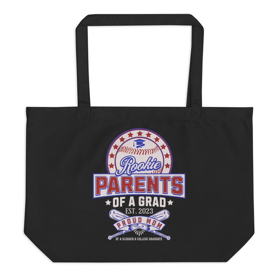 Baseball Mom Of A Graduate Large Eco Tote