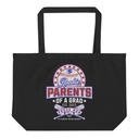 Baseball Mom Of A Graduate Large Eco Tote