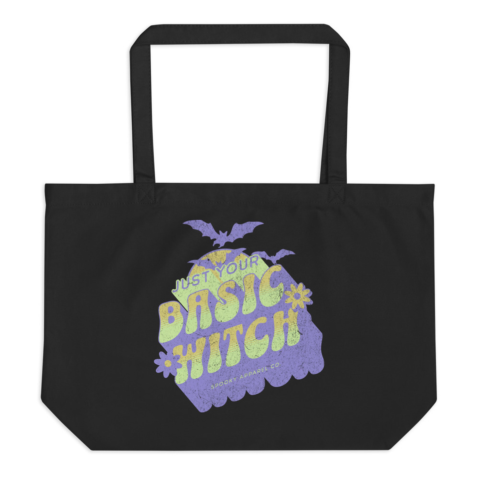 Basic Witch - Halloween Large Eco Tote