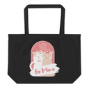 Be Mine - Cute Cat Couple Large Eco Tote