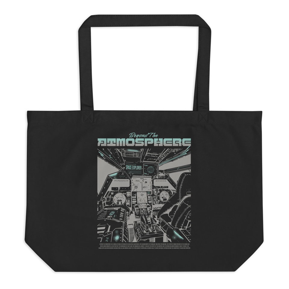 Beyond The Atmosphere Large Eco Tote