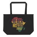 Black History - Heritage Map Large Eco Tote