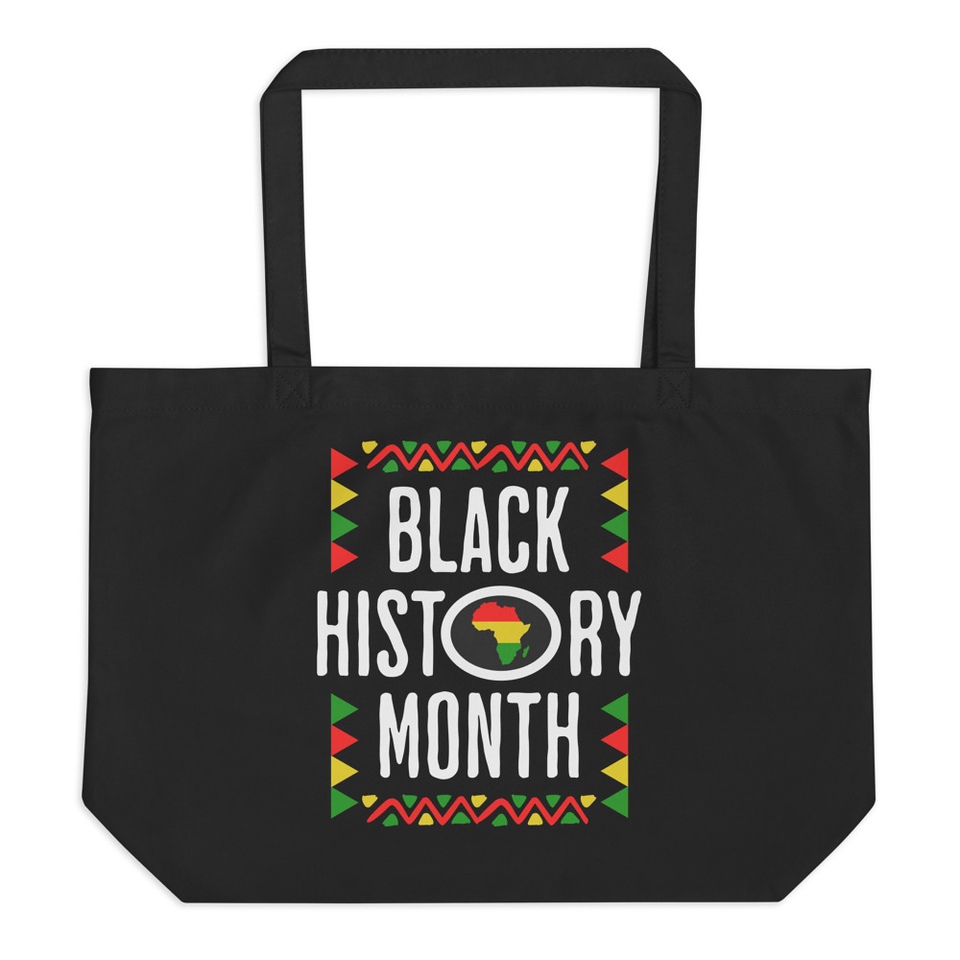 Black History Month - African American Culture Large Eco Tote