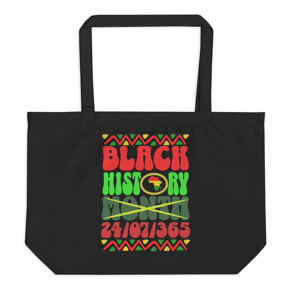 Black History Month Large Eco Tote