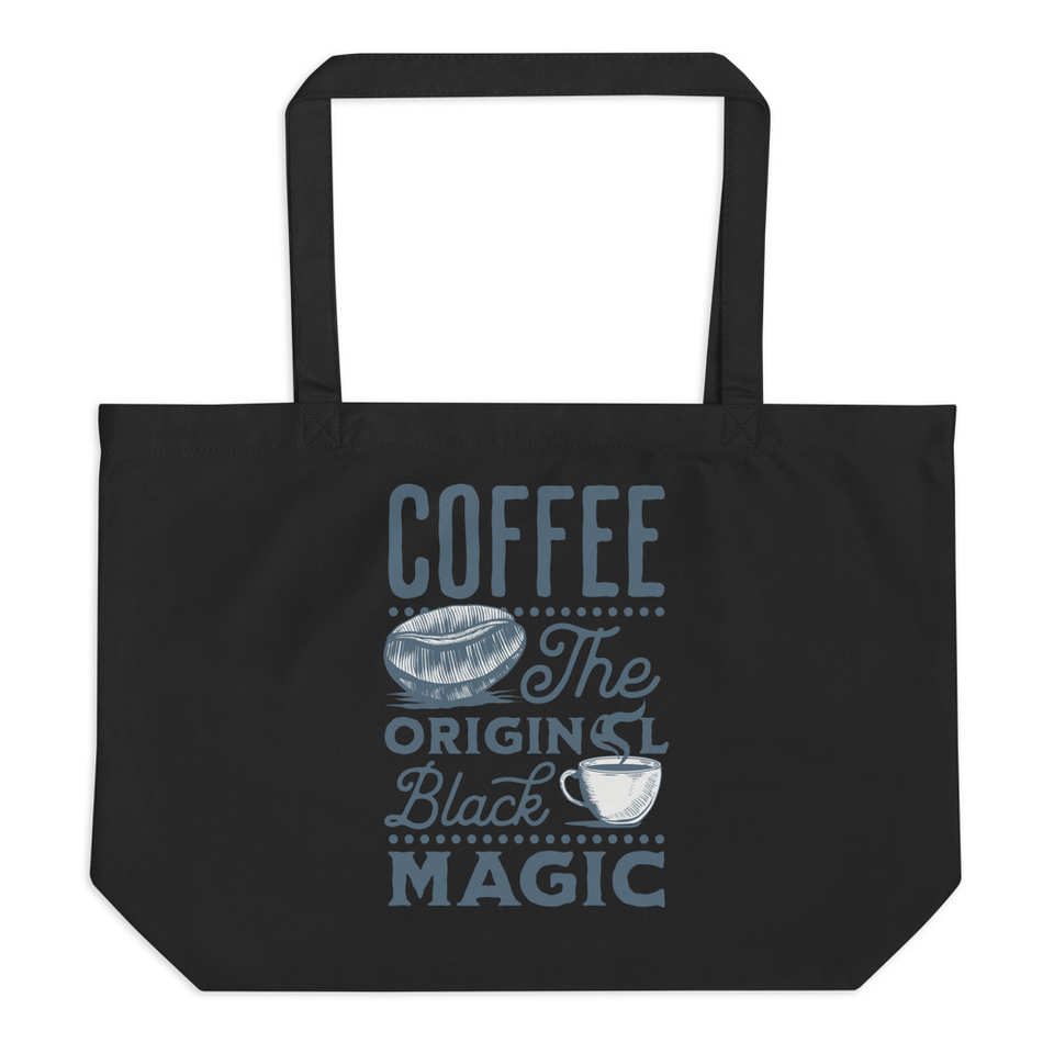 Black Magic Coffee - Simple Cup Large Eco Tote