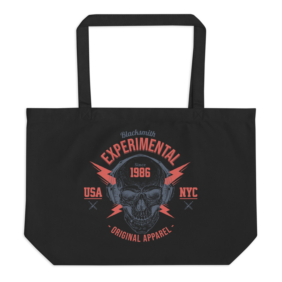 Blacksmith Experimental - Rock Skull Large Eco Tote