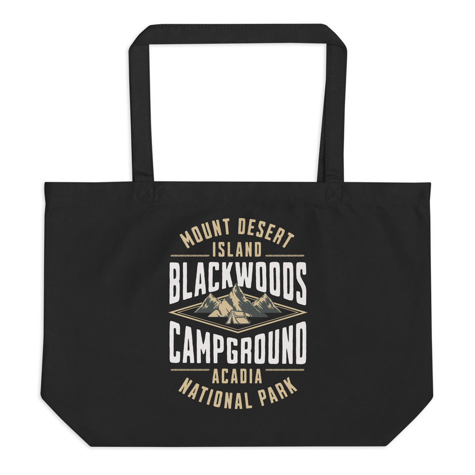 Blackwoods Campground - Mountain Adventure Large Eco Tote