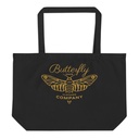 Blue Butterfly - Minimal Large Eco Tote