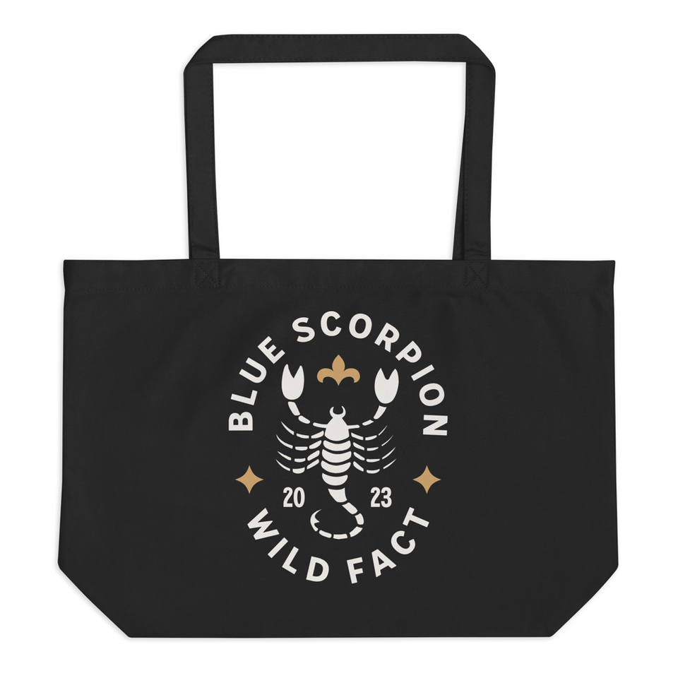 Blue Scorpion - Wildlife Animal Large Eco Tote