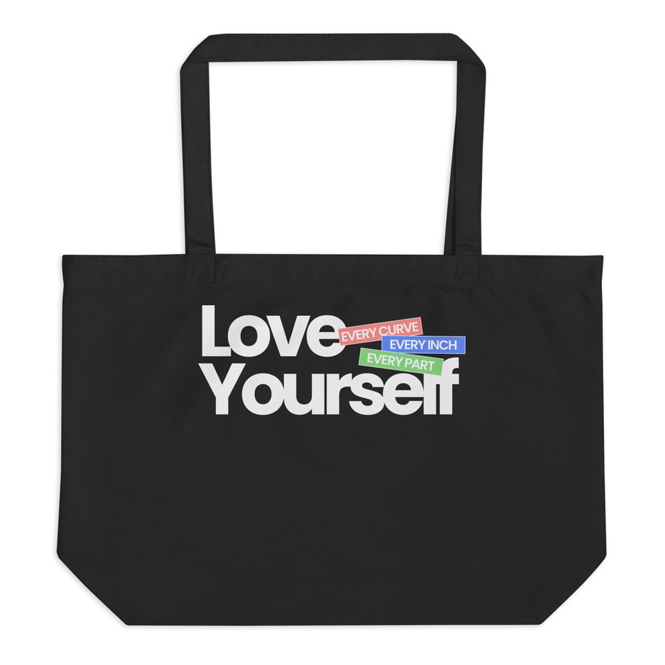Body Positivity Large Eco Tote