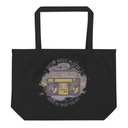 Boombox Music Player - Retro Large Eco Tote