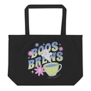 Boos + Brews - Halloween Large Eco Tote