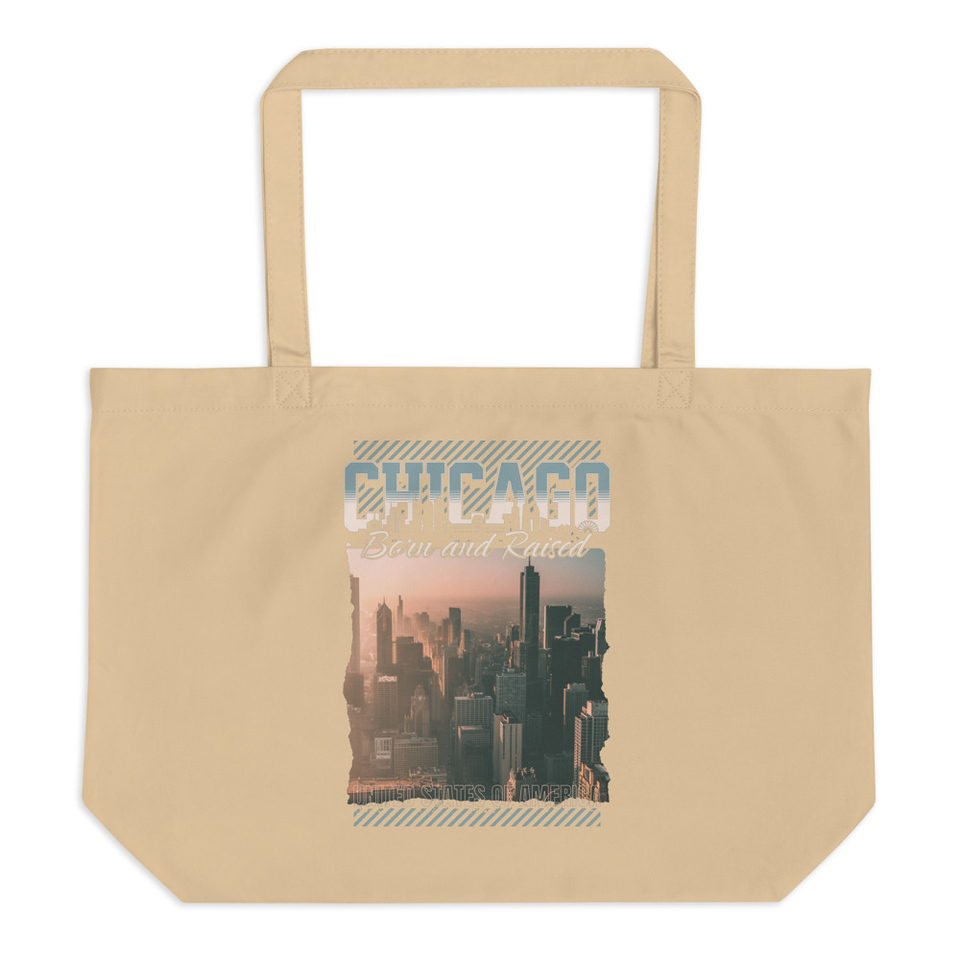 Born and Raised Large Eco Tote