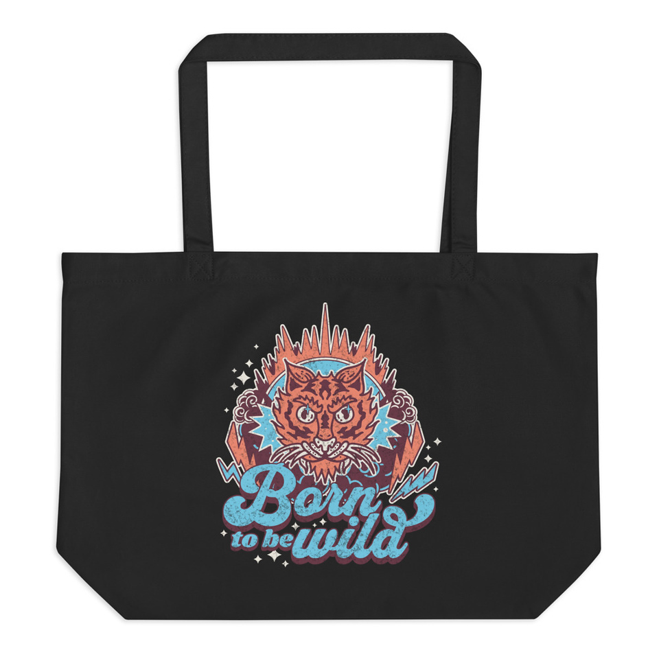 Born to be Wild - Tiger Large Eco Tote