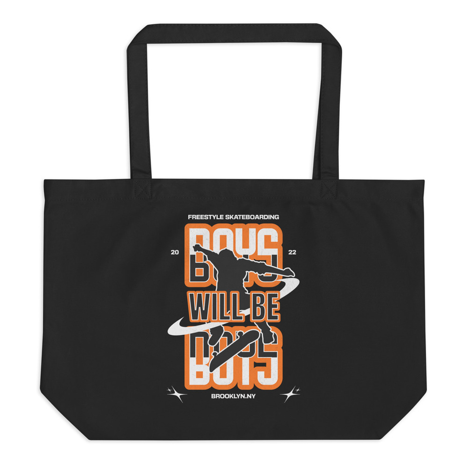 Boys will be boys Large Eco Tote
