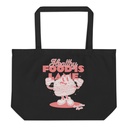 Burger Mascot Large Eco Tote