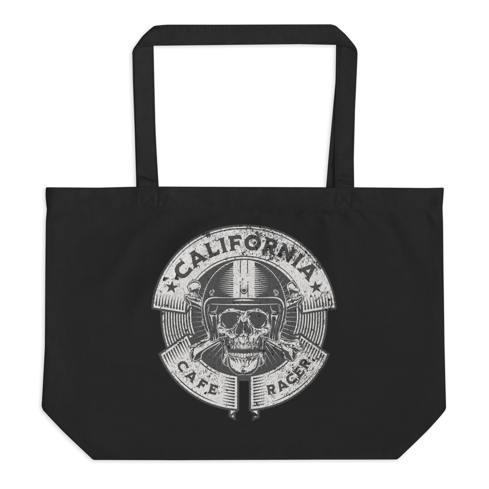 CAFE RACERS FUNNY Large Eco Tote