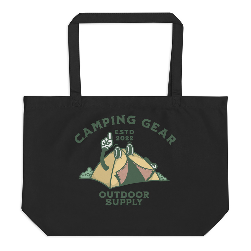 Camping Gear Large Eco Tote