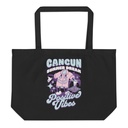 Cancun Positive Vibes Large Eco Tote
