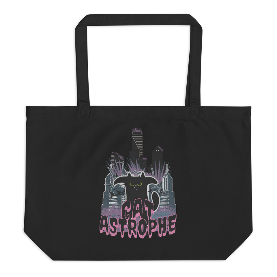 cat-astrophe Large Eco Tote