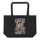Cats are Astronauts Large Eco Tote