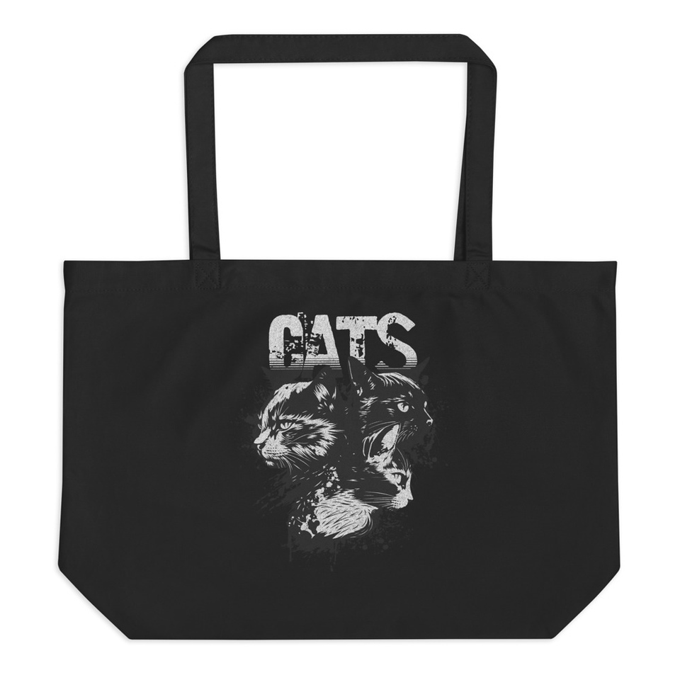 Cats Large Eco Tote