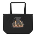Catzilla - Funny Comic Animal Large Eco Tote