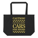 Caution Signs - Yellow Traffic Sign Large Eco Tote
