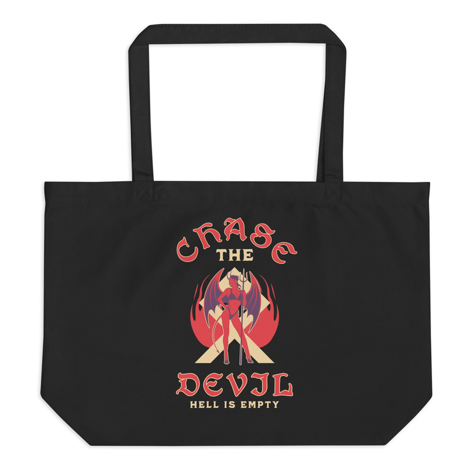 Chase The Devil Large Eco Tote
