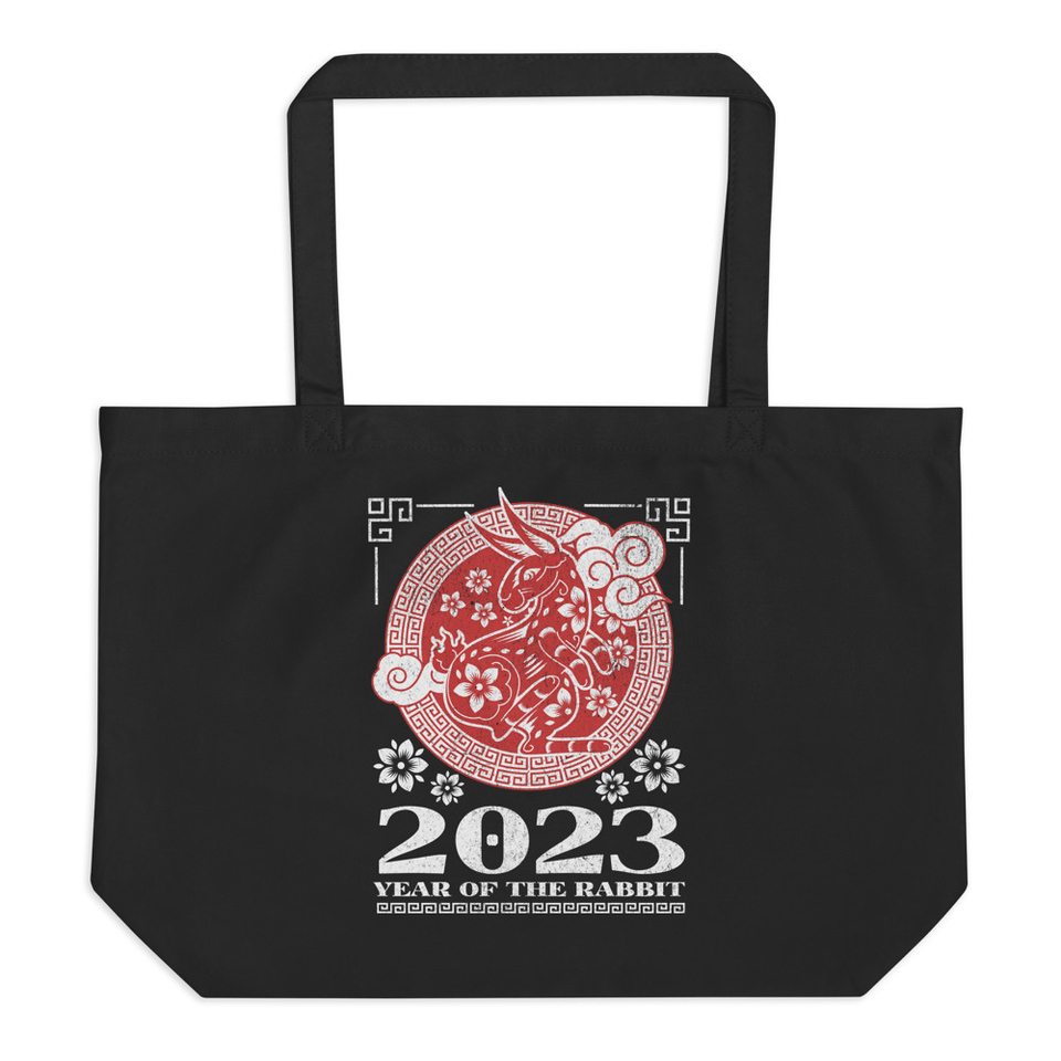 Chinese Lunar Year - Rabbit Large Eco Tote