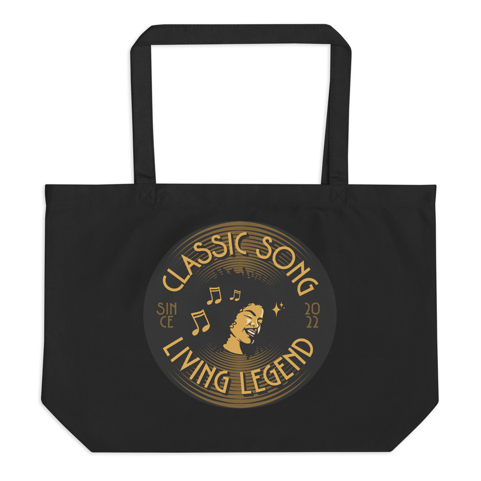 Classic Song - Music Record Large Eco Tote