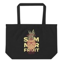 Cool Pineapple - Tropical Fruit Large Eco Tote