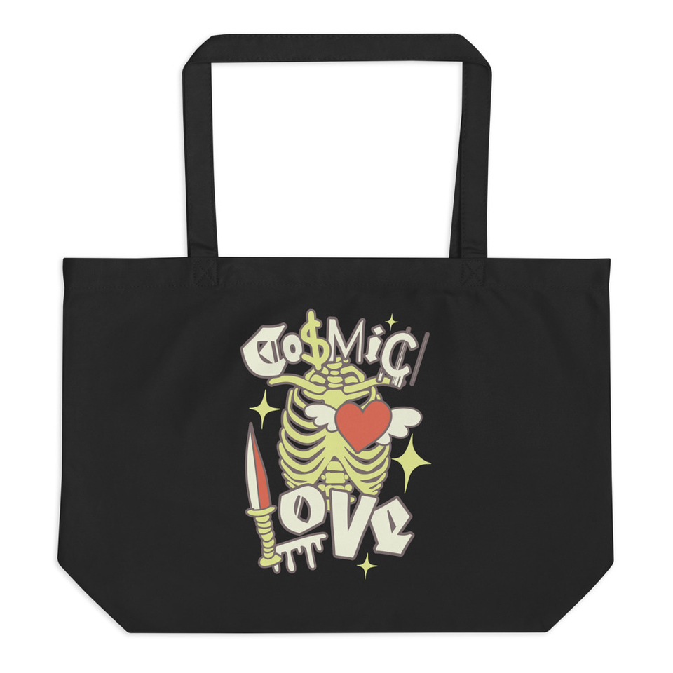 Cosmic Love (2) Large Eco Tote