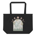 Cottagecore Frog Botanical Large Eco Tote