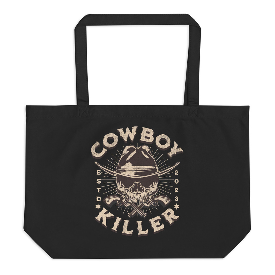 COWBOY KILLER Large Eco Tote